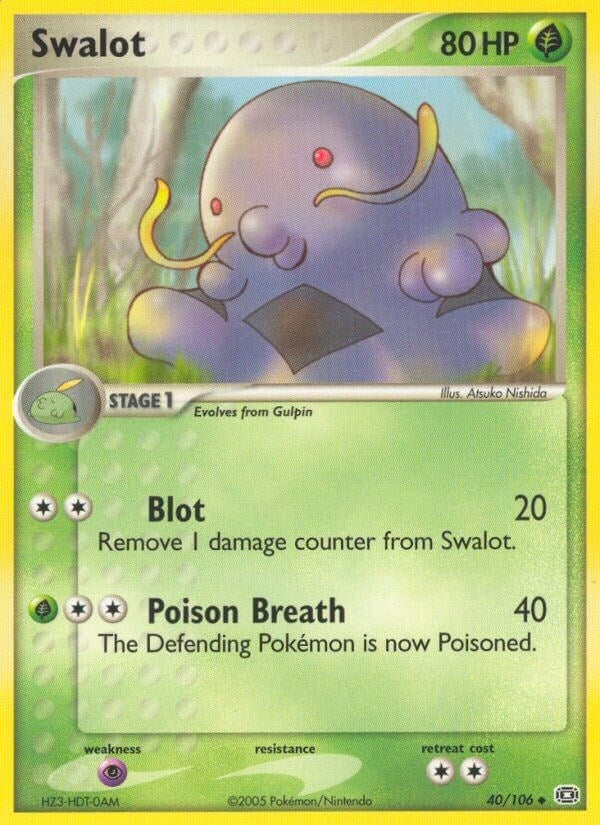 Image for Swalot (40/106) (EX Emerald) (EM) - Pokemon