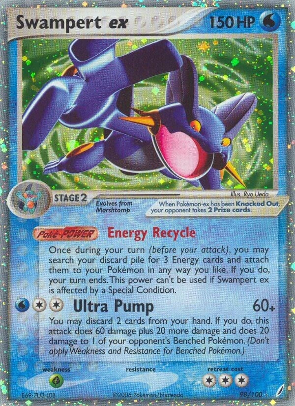 Image for Swampert ex (98/100) (Crystal Guardians) - Pokemon