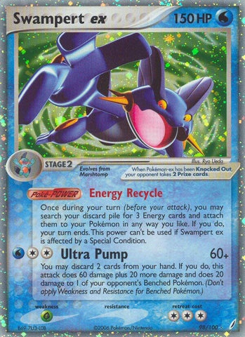 Image for Swampert ex (98/100) (Crystal Guardians) - Pokemon