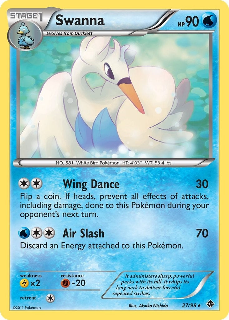 Image for Swanna (27/98) (Emerging Powers) (EPO) - Pokemon