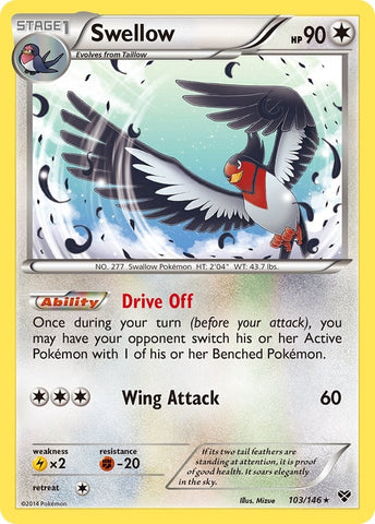 Image for Swellow (103/146) (XY Base Set) - Pokemon