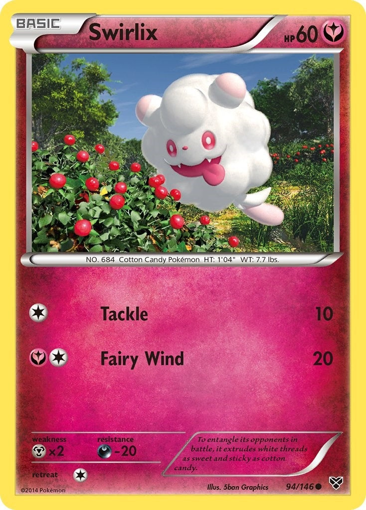 Image for Swirlix (94/146) (XY Base Set) - Pokemon