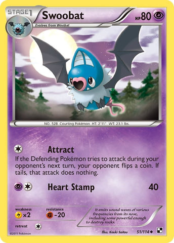 Image for Swoobat (51/114) - Pokemon