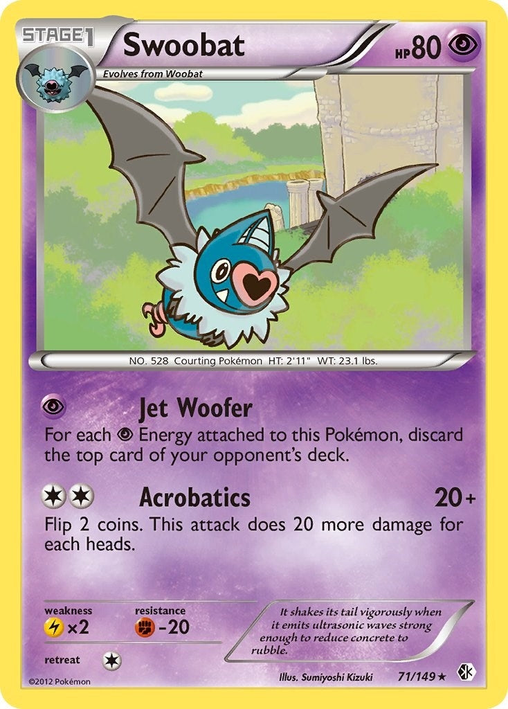 Image for Swoobat (71/149) - Pokemon