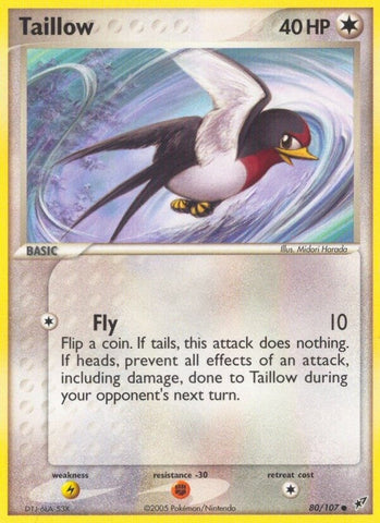 Image for Taillow (80/107) - Pokemon