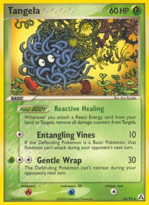 Tangela (44/92) (Legend Maker) (LM) Pokemon