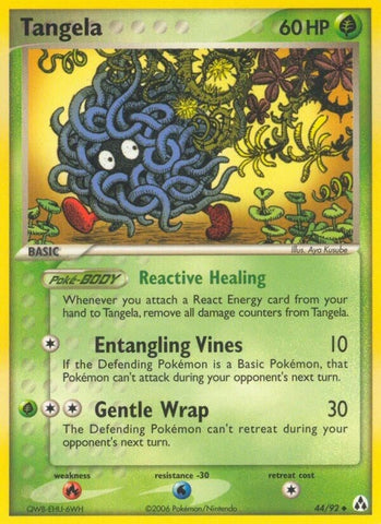 Tangela (44/92) (Legend Maker) (LM) Pokemon