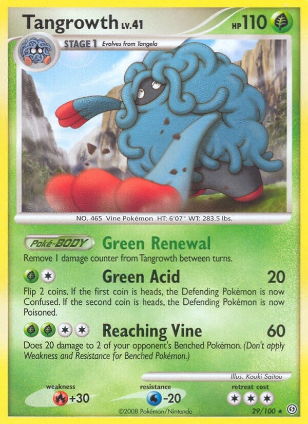 Image for Tangrowth (29/100) (Stormfront) (SF) - Pokemon