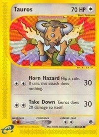 Image for Tauros (133/165) (Expedition) (EX) - Pokemon