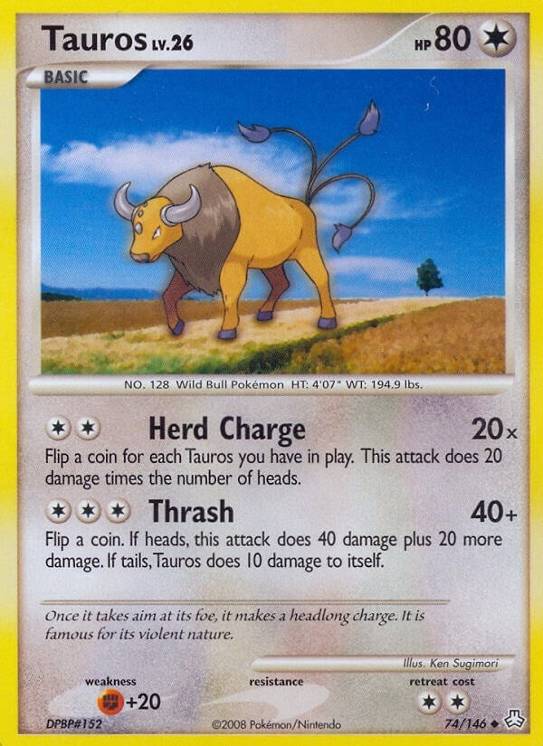 Image for Tauros (74/146) (Legends Awakened) (LA) - Pokemon