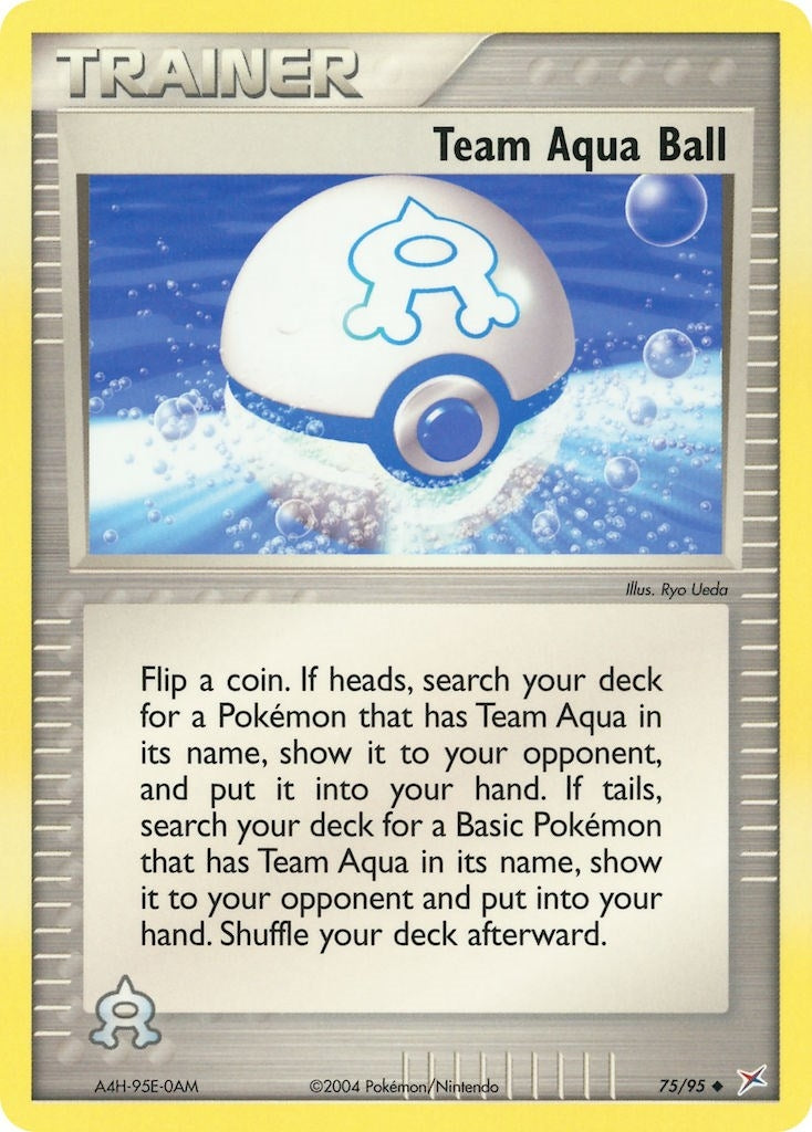 Team Aqua Ball (75/95) (EX Team Magma vs Team Aqua) Pokemon