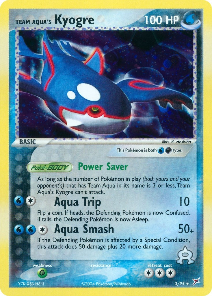 Team Aqua's Kyogre (3/95) (Team Magma vs Team Aqua) Pokemon