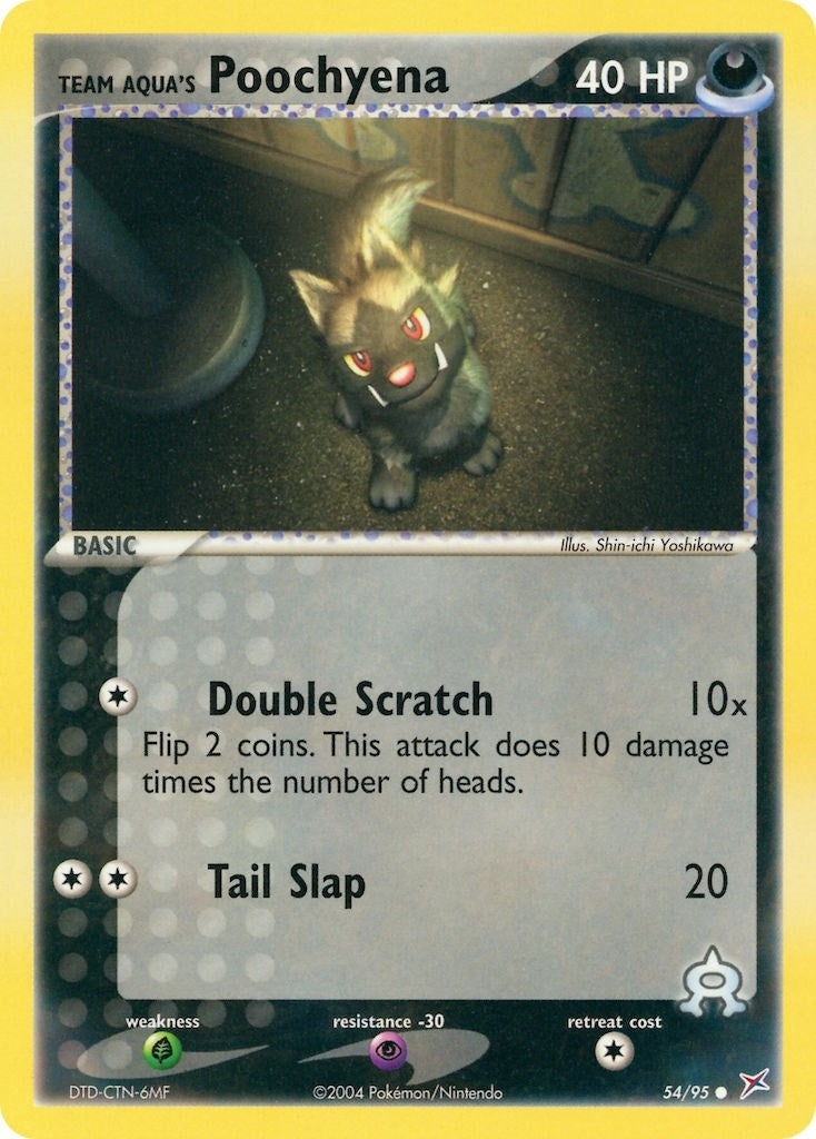 Team Aqua's Poochyena (54/95) (EX Team Magma vs Team Aqua) Pokemon
