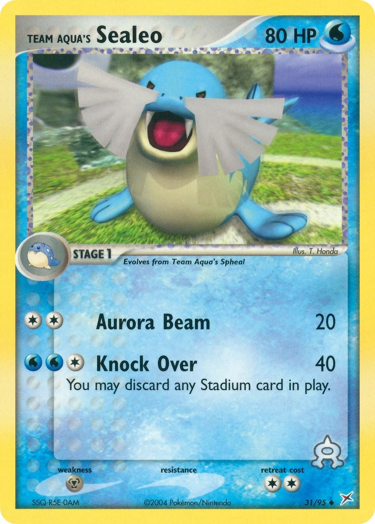 Image for Team Aqua's Sealeo (31/95) (EX Team Magma vs Team Aqua) (MA) - Pokemon