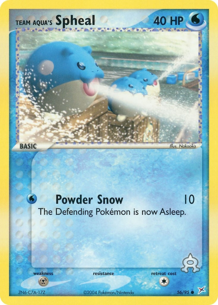 Team Aqua's Spheal (56/95) (EX Team Magma vs Team Aqua) Pokemon