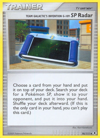 Image for Team Galactic's Invention G-109 SP Radar (96/111) (Rising Rivals) - Pokemon