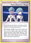 Image for Team Galactic's Wager (115/123) (Mysterious Treasures) - Pokemon