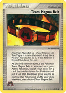 Image for Team Magma Belt (81/95) (EX Team Magma vs Team Aqua) (MA) - Pokemon