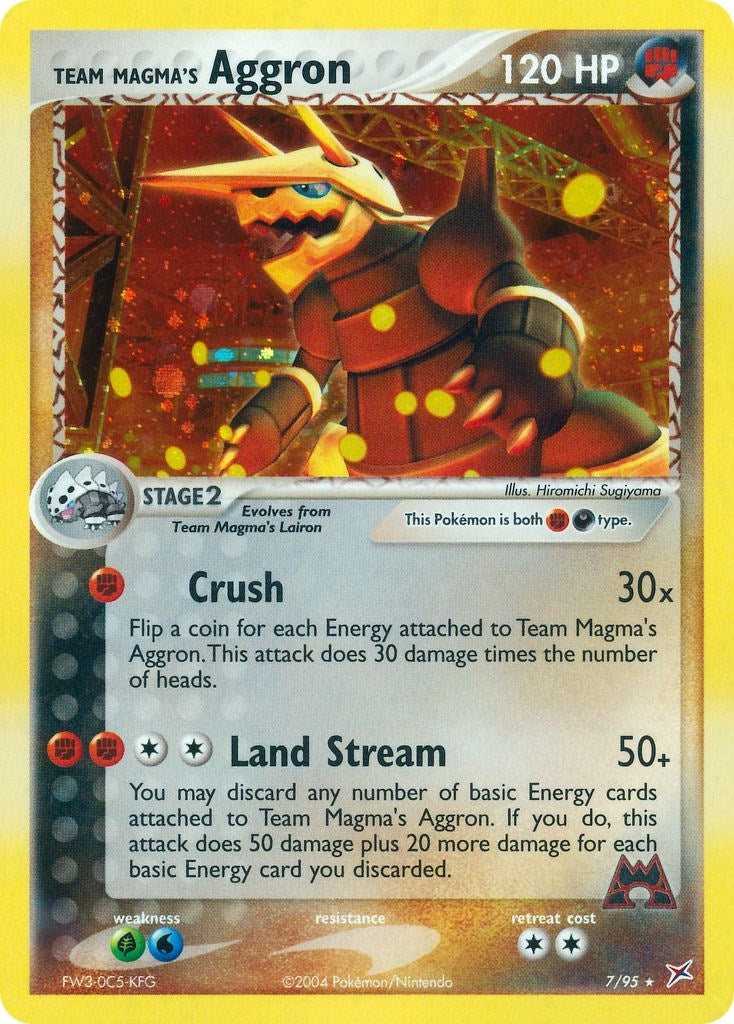 Team Magma's Aggron (7/95) (Team Magma vs Team Aqua) Pokemon