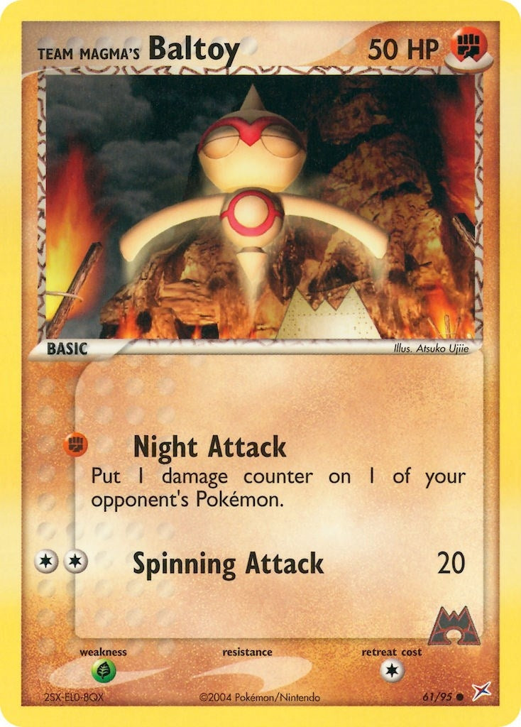 Team Magma's Baltoy (61/95) (EX Team Magma vs Team Aqua) Pokemon