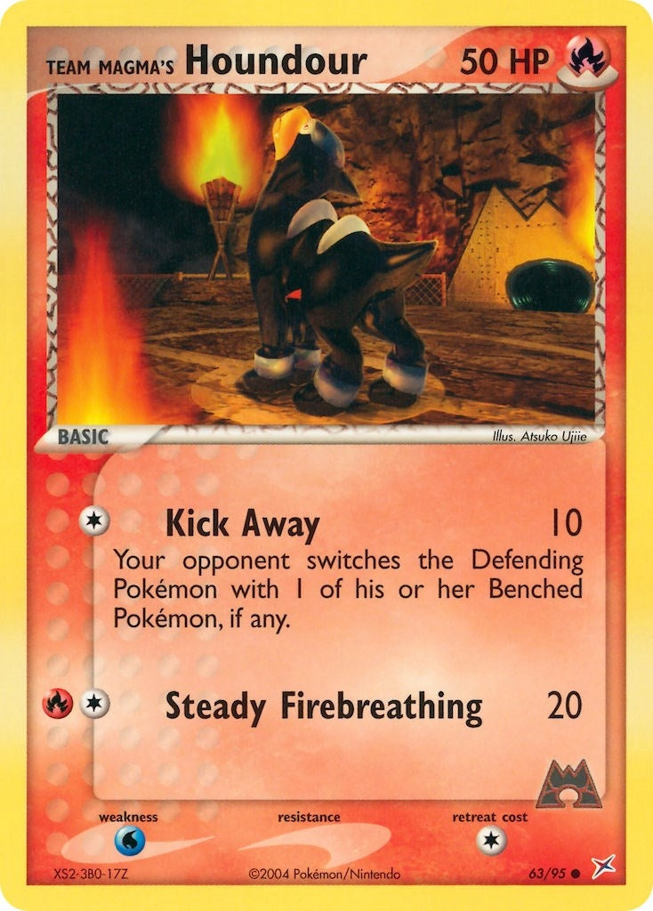 Team Magma's Houndour (63/95) (EX Team Magma vs Team Aqua) Pokemon