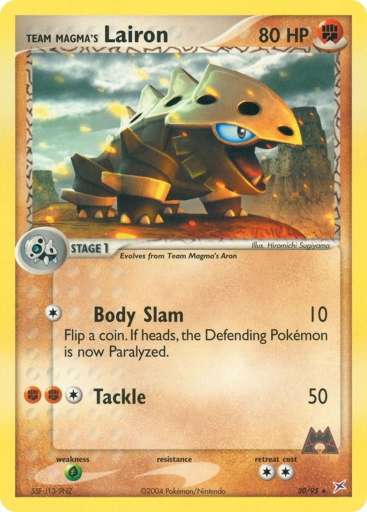 Image for Team Magma's Lairon (20/95) (EX Team Magma vs Team Aqua) (MA) - Pokemon