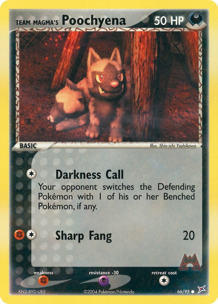 Team Magma's Poochyena (66/95) (EX Team Magma vs Team Aqua) Pokemon
