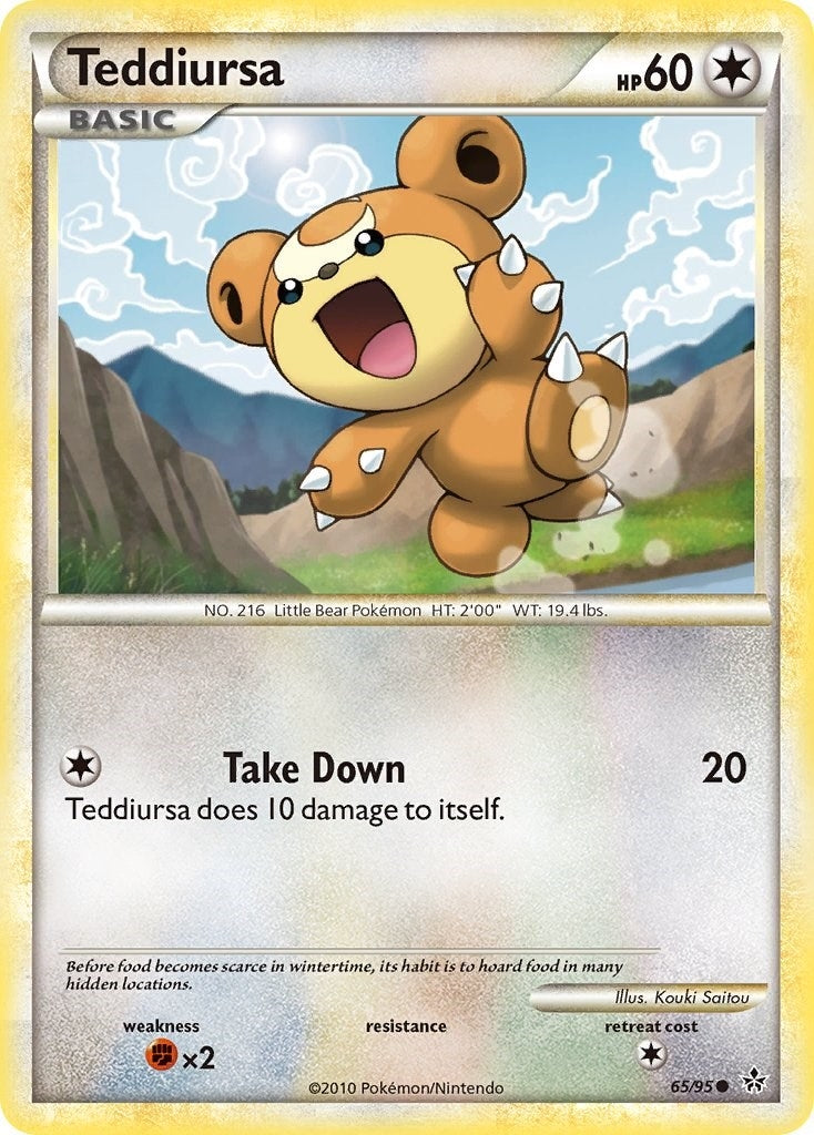 Image for Teddiursa (65/95) (Unleashed) (UL) - Pokemon