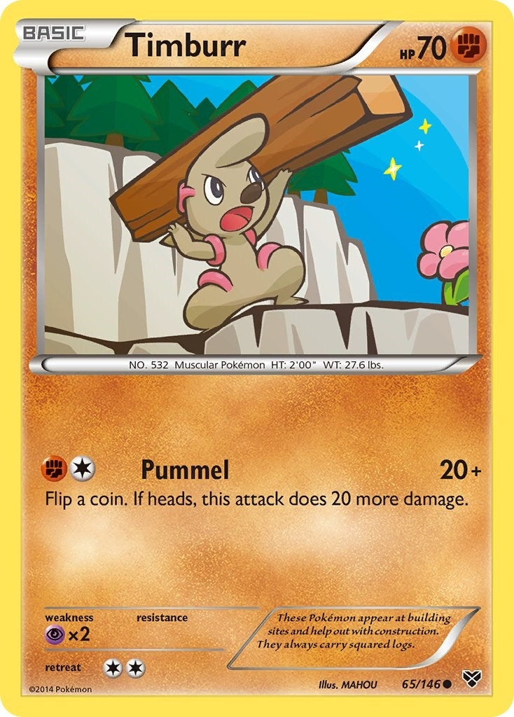 Image for Timburr (65/146) (XY Base Set) - Pokemon