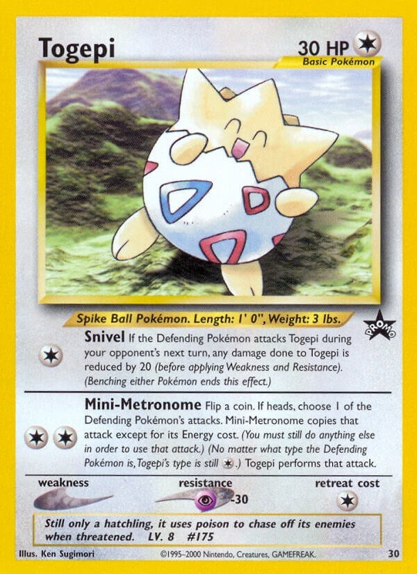 Togepi (30/53) (WoTC Promo) Pokemon