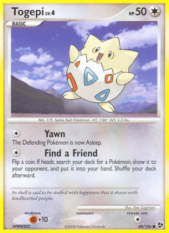 Image for Togepi (88/106) (Great Encounters) - Pokemon