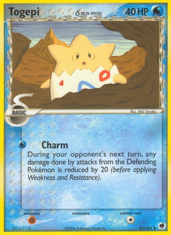 Image for Togepi (Delta Species) (41/101) (Dragon Frontiers) - Pokemon