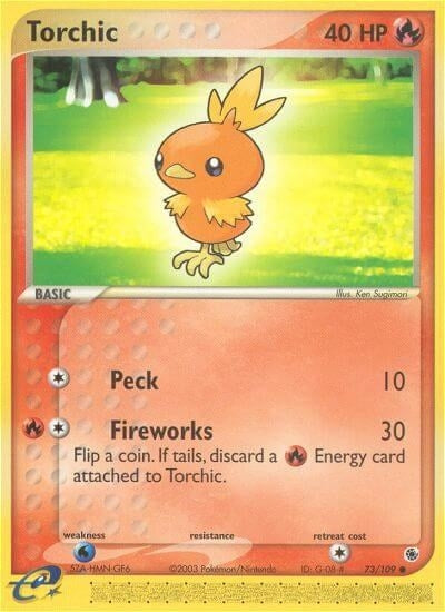 Torchic (73/109) (EX Ruby and Sapphire) Pokemon