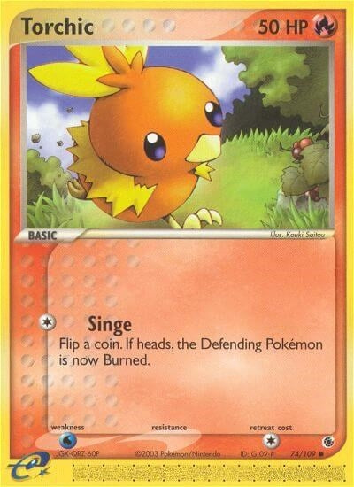 Image for Torchic (74/109) (EX Ruby and Sapphire) (RS) - Pokemon