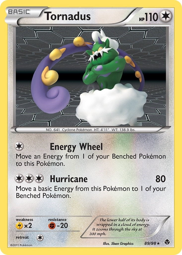 Image for Tornadus (89/98) (Emerging Powers) (EPO) - Pokemon