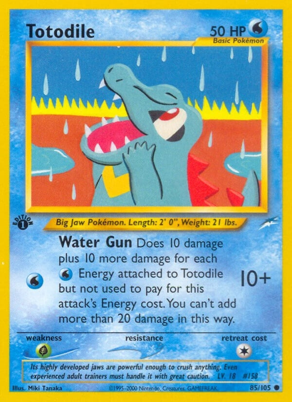 Totodile (085/105) (Neo Destiny) Pokemon