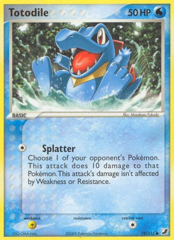 Totodile (78/115) (Unseen Forces) Pokemon