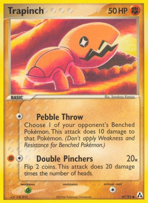 Trapinch (67/92) (EX Legend Maker) Pokemon