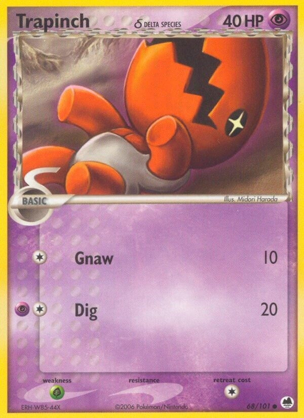 Image for Trapinch - 068/101 (Delta Species) (68/101) (Dragon Frontiers) - Pokemon
