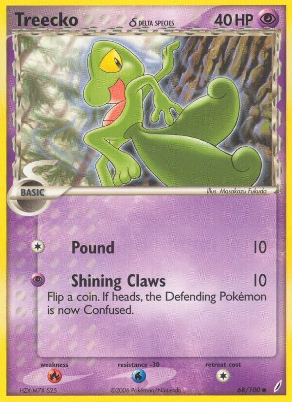 Image for Treecko (Delta Species) (68/100) (Crystal Guardians) - Pokemon