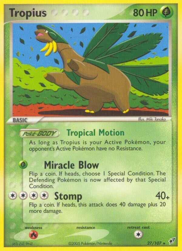 Image for Tropius (27/107) - Pokemon