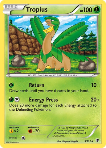 Image for Tropius (5/101) (Plasma Blast) - Pokemon