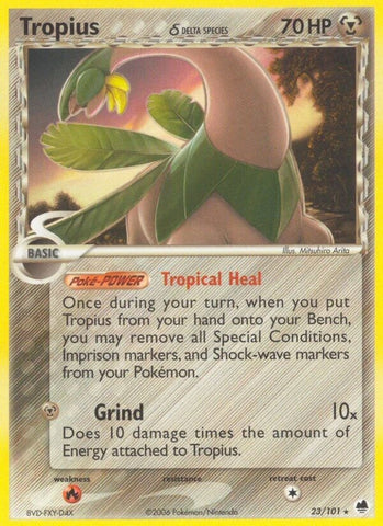 Image for Tropius (Delta Species) (23/101) (Dragon Frontiers) - Pokemon