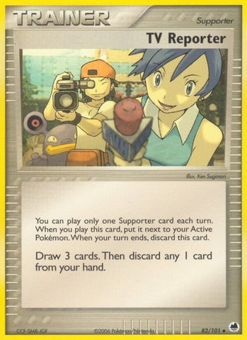 Image for TV Reporter (82/101) (Dragon Frontiers) - Pokemon