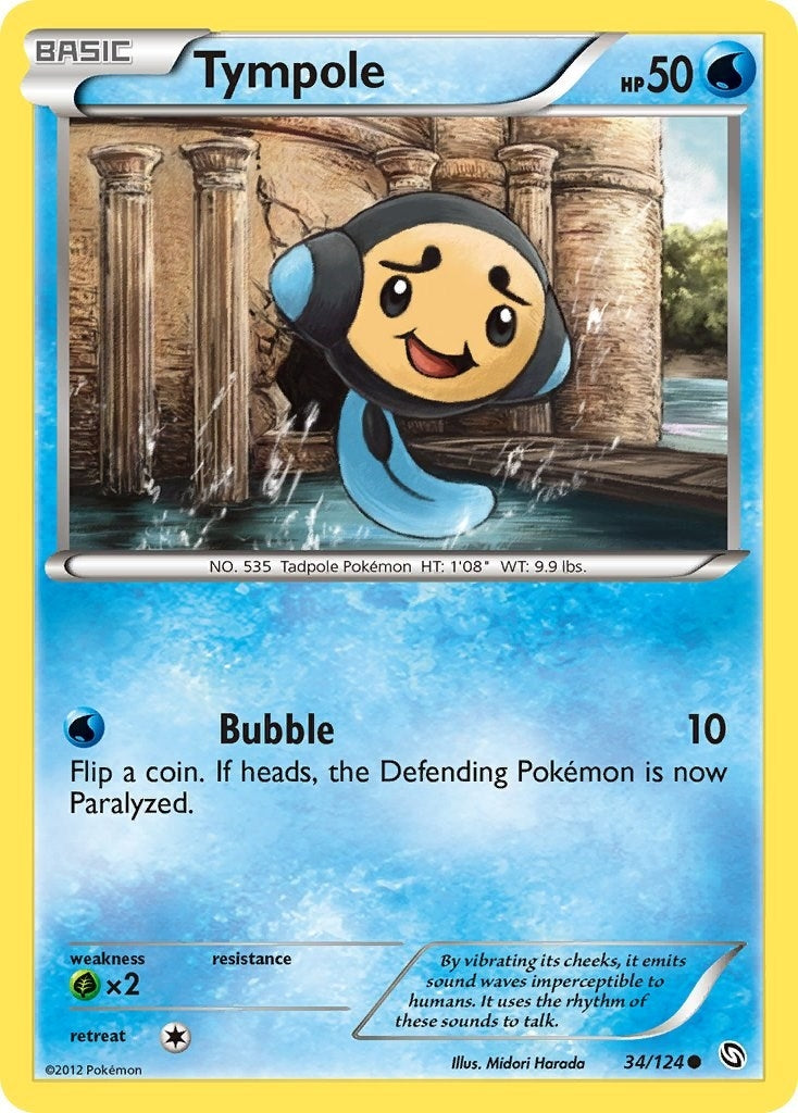 Image for Tympole (34/124) (Dragons Exalted) (DRX) - Pokemon