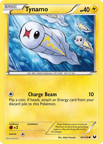 Image for Tynamo (44) (44/108) - Pokemon