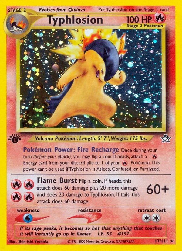 Image for Typhlosion (17) (017/111) (Neo Genesis) (N1) - Pokemon