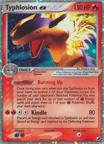 Typhlosion ex (110/115) (Unseen Forces) Pokemon