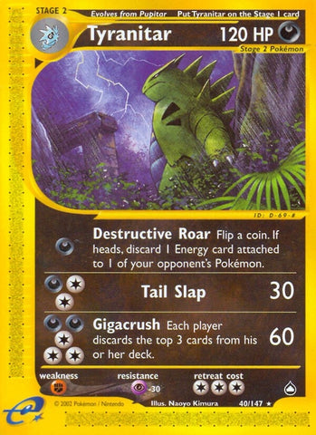 Image for Tyranitar (040/147) - Pokemon