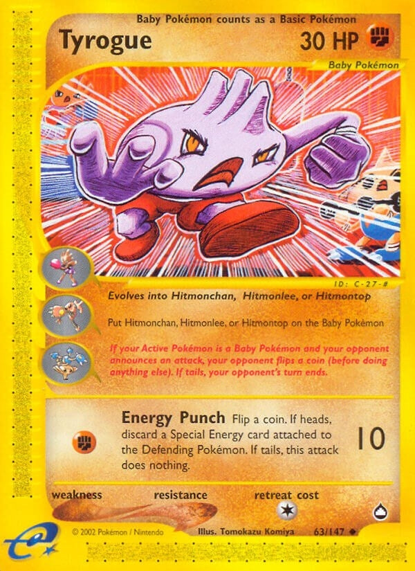 Image for Tyrogue (063/147) - Pokemon
